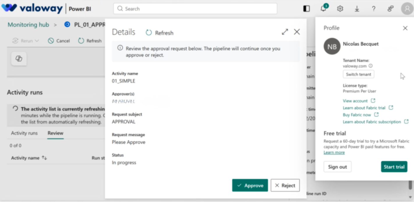 Workflow Approval Fabric