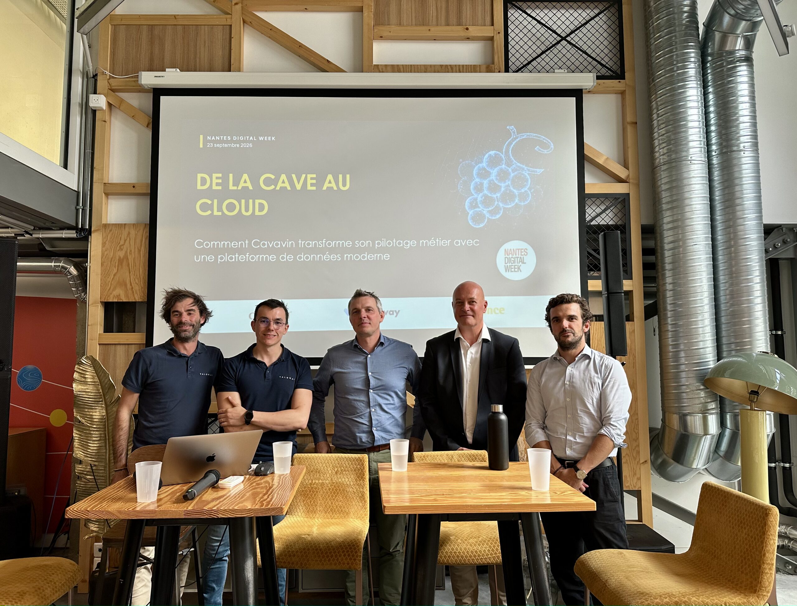 CAVAVIN et Valoway lors de Nantes Digital Week